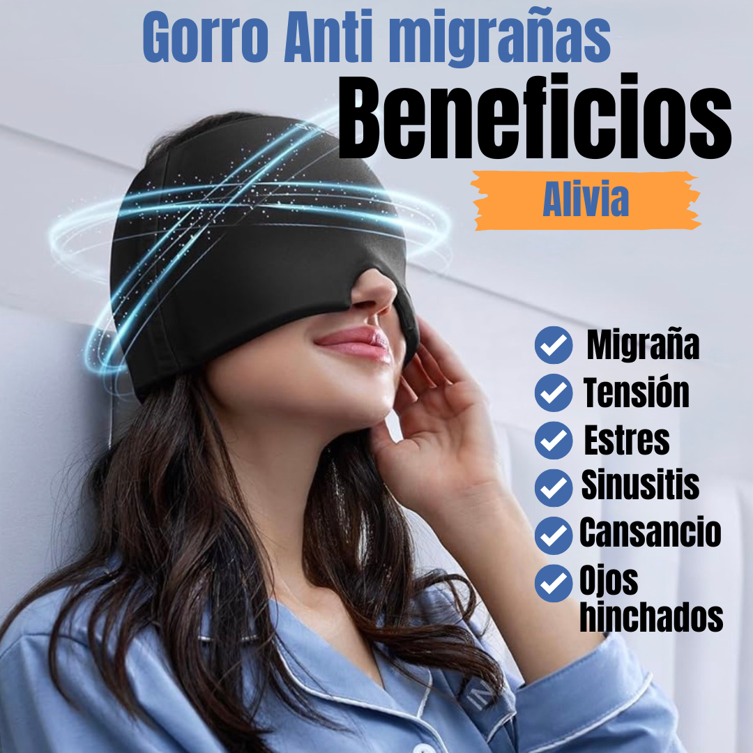 Gorro Para Aliviar La Migraña Y Diversos Malestares En General.