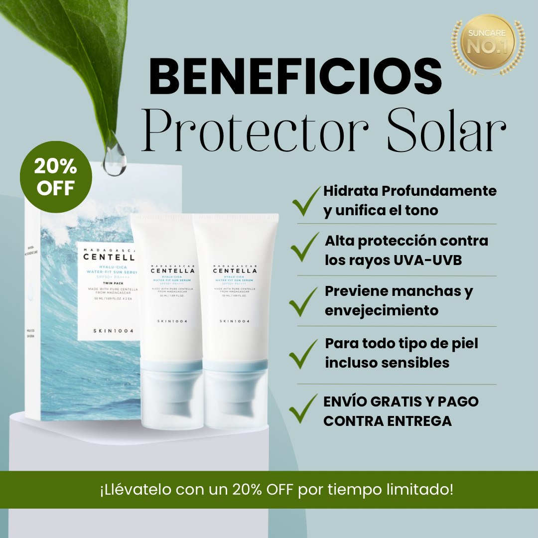 SKIN1004-Protector Solar Centella Hyalu-Cica Pack 2 Und.